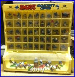 1978 Completely unrestored and original Smurf Coronet Collectors centre with 50+