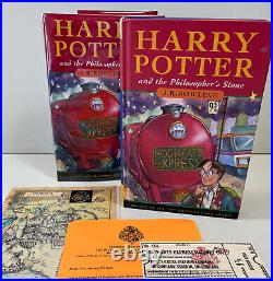 1997 First Edition Harry Potter and the Philosopher/Sorcerer's Stone & Extras