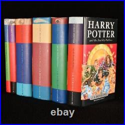 1998-07 6vol Harry Potter 2-7 First Edition First Later Impression JK Rowling