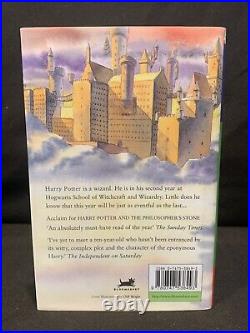 1998 Signed 1st Edition 5th Print UK Harry Potter and the Chamber of Secrets HC