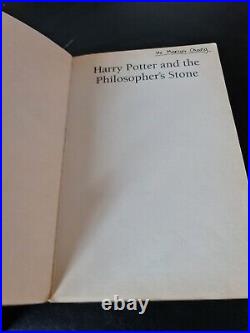 1/18 ORIGINAL Harry Potter Philosophers Stone 1997 1st EDITION FIRST. INVESTMENT