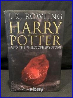 1st Adult Edition, 1st Print U. K. Harry Potter and the Philosopher's Stone, HC