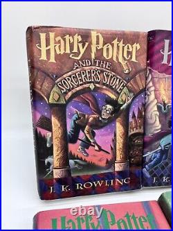 1st Book Club Editions Harry Potter Hardcover Books 1,2,3 & 4 Rare J. K. Rowling