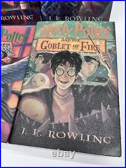 1st Book Club Editions Harry Potter Hardcover Books 1,2,3 & 4 Rare J. K. Rowling
