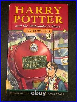 1st EDITION TED SMART HARRY POTTER & THE PHILOSOPHER'S STONE, J. K. ROWLING, 1998