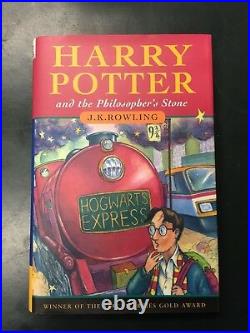 1st Edition, 13th Print U. K. Hardcover Harry Potter and the Philosopher's Stone