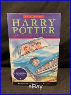 1st Edition, 1st Print UK Bloomsbury Harry Potter and the Chamber of Secrets HC