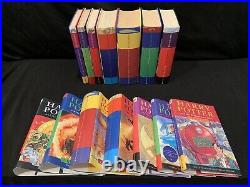 1st Edition, Very Early & 1st Print U. K. Bloomsbury Harry Potter Set, Rowling HC