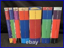 1st Edition, Very Early & 1st Print U. K. Bloomsbury Harry Potter Set, Rowling HC