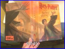 1st Printing First Edition J. K. ROWLING Harry Potter and the Deathly Hallows