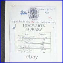 2000 Harry Potter & The Goblet of Fire Unique Binding Hogwarts Library Rowling