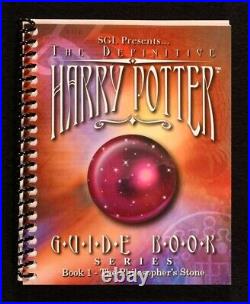 2001 4vol The Definitive Harry Potter Guide Books Series 1-4 Marie Lesoway Fi