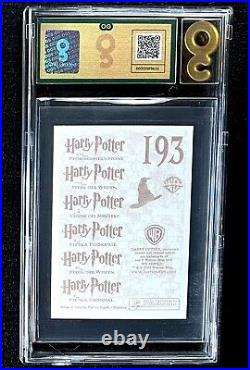 2001 Harry Potter Rookie Card. Panini Philosopher's Stone Stickers #193. PSA