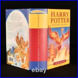 2003 Harry Potter Order of the Phoenix J. K. Rowling First Edition First Prin