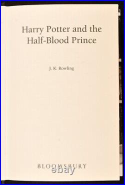 2005 Harry Potter and the Half-Blood Prince by J. K. Rowling First Ed