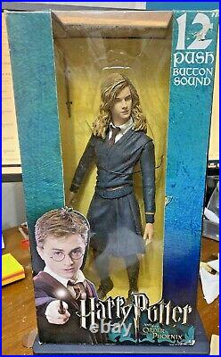 2007 Harry Potter Hermione Granger 12 Figure Push Button Sound Rare