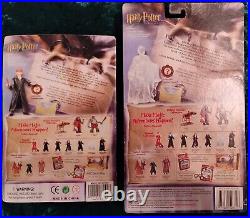 (2) 2001 Harry Potter Invisibility Cloak Harry RARE MISPRINT & Original Figure