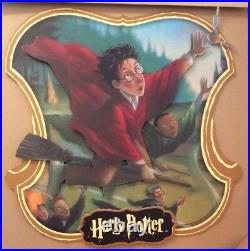 3D Original Harry Potter Poster Board 31 x 31 Authentic NWB Hard To Find
