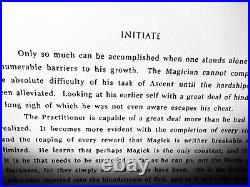 Antique book grimoire magic rare esoteric manuscript manual occultism witchcraft