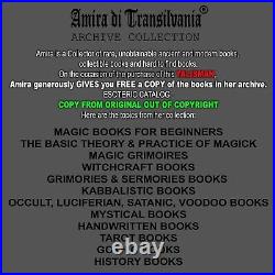 Antique book practical manual esoteric magic saint germain occult talisman theme