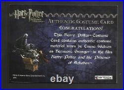 Artbox Emma Watson Authentic Screen Worn Wardrobe Card Harry Potter Hermione G