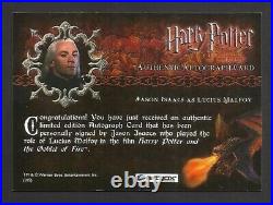 Artbox Jason Isaacs Lucius Malfoy Harry Potter Goblet Of Fire Autograph Card