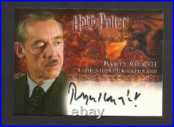 Artbox Roger Lloyd Pack Barty Crouch Harry Potter Goblet Of Fire Autograph Card