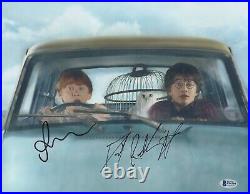 Autograph Daniel Radcliffe Rupert Grint Signed Harry Potter Framed 11x14 Beckett