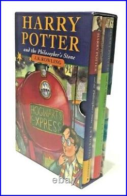 Bloomsbury Harry Potter Gift Set Philosopher's Stone 1st/5th 1998 Hardcover DJ