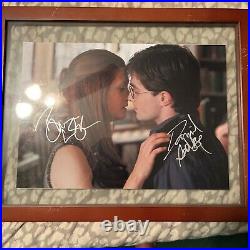 Bonnie Wright and Daniel Radcliffe Signed Photo From Harry Potter 7 Part 1