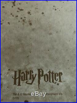 DANIEL RADCLIFFE HARRY POTTER SIGNED AUTOGRAPH MARAUDERS MAP withBECKETT COA PROOF