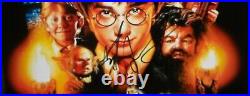 DANIEL RADCLIFFE SIGNED 11x18 MOVIE POSTER HARRY POTTER and the SORCERERS STONE