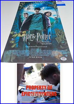 DANIEL RADCLIFFE SIGNED HARRY POTTER 12x18 POSTER PHOTO WithEXACT PROOF & PSA AUTH