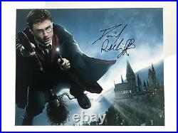 Daniel Radcliffe Autographed Photo Harry Potter Signed 8x10 Will Pass BAS