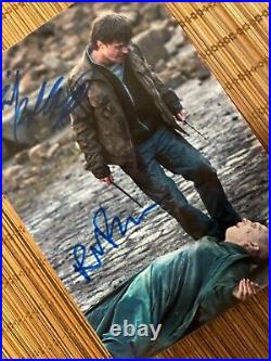 Daniel Radcliffe Fiennes Voldemort Harry Potter autographed photo signed coa
