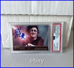 Daniel Radcliffe Harry Autographed Signed WB Harry Potter Trading Card PSA