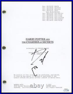Daniel Radcliffe Harry Potter and the Chamber of Secrets SIGNED Script ACOA