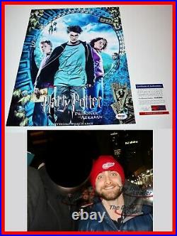 Daniel Radcliffe Signed Autographed Harry Potter Poster Prisoner Azkaban PSA