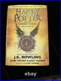 Daniel Radcliffe Signed Harry Potter Cursed Child Book Hard Cover 1st Edition