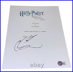 Daniel Radcliffe Signed Harry Potter and The Deathly Hallows Part 2 Script BAS