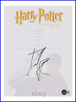 Daniel Radcliffe Signed Harry Potter and the Sorcerer's Stone 8x10 Script Cove