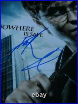 Daniel Radcliffe Signed Hp7 Part One 12x18 Movie Poster Jsa Authenticated