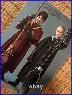 Daniel Radcliffe Tom Felton Draco Harry Potter autographed photo signed coa