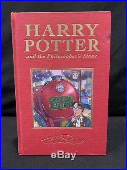 Deluxe 1st Edition, 1st Print, UK Harry Potter and the Philosopher's Stone
