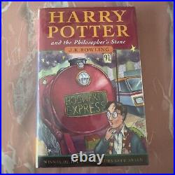 EXCELLENT Harry Potter and the Philosopher's Stone UK 1st Ed / 15th Print HC