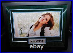 Emma Watson Signed Framed 11x17 Photo Harry Potter Hermione Granger PSA DNA COA