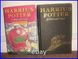 FIRST EDITION HARRY POTTER PHILOSOPHERS STONE LATIN 1st Rowling HB VGC Harrius