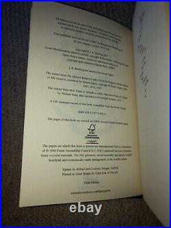 FIRST EDITION Harry Potter Deathly Hallows by J. K Rowling 2007 Hardback