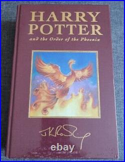 First Edition Deluxe SEALED J. K. Rowling HARRY POTTER & ORDER OF THE PHOENIX