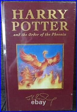First Edition Deluxe SEALED J. K. Rowling HARRY POTTER & ORDER OF THE PHOENIX